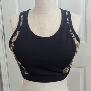 Pop Fit Pacific Bra Flower Camo Split Size M NWOT